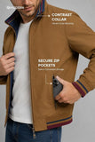 Men's Reversible Bomber Jacket | Lightweight 2-in-1 Windbreaker