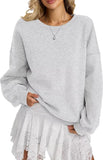 Women's Oversized Fleece Crewneck Sweatshirt | Pullover