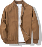 Men's Lightweight Bomber Jacket | Casual Full-Zip Windbreaker